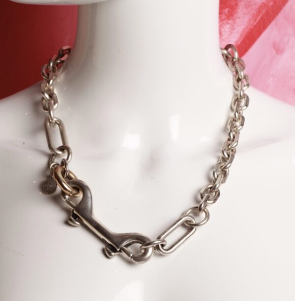 Big clip chain necklace