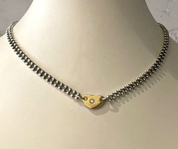 Micro cœur necklace